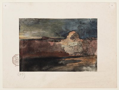 Gran Cañón en clima tormentoso, Arizona de Thomas Moran