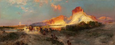Acantilados del río Green, Wyoming de Thomas Moran