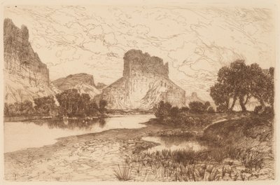 Río Verde, Territorio de Wyoming de Thomas Moran