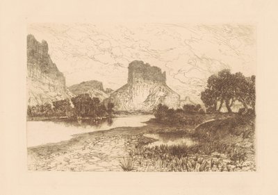 Río Verde, Territorio de Wyoming de Thomas Moran