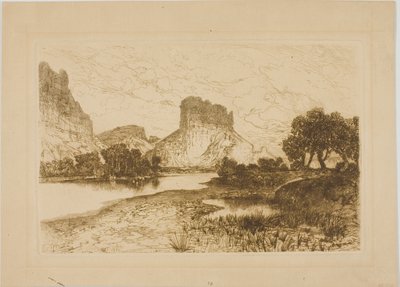 Río Verde, Territorio de Wyoming de Thomas Moran