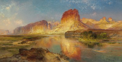 Río Verde de Wyoming, 1878 de Thomas Moran