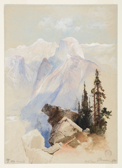 Half Dome, Yosemite de Thomas Moran