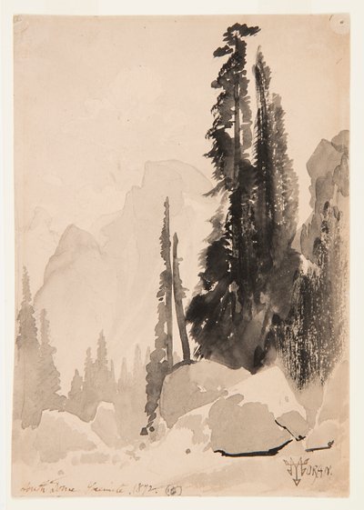 Half Dome, Yosemite de Thomas Moran