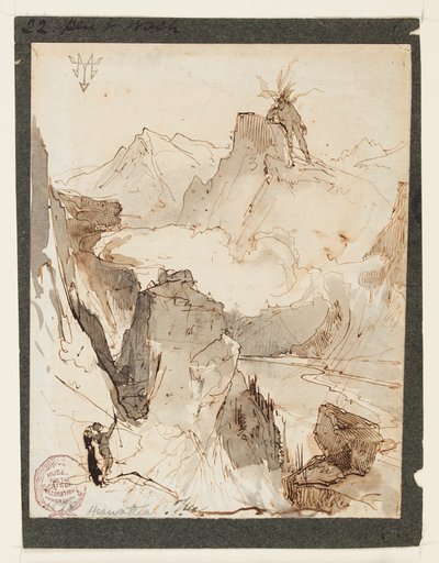 Hiawatha ve a Mudjekeewis de Thomas Moran