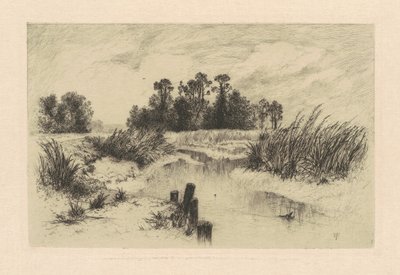 En los prados de Newark de Thomas Moran