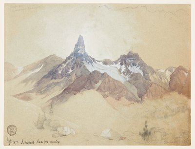 Pico Índice, Clarks Fork, Wyoming de Thomas Moran