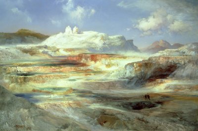 Terraza de Júpiter, Yellowstone de Thomas Moran