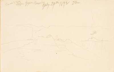 Leona y cachorros, cuenca alta del Geyser de Thomas Moran