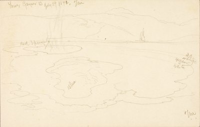 Cuenca inferior del Géiser de Thomas Moran
