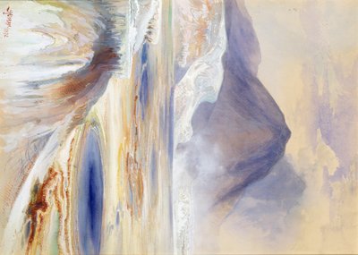 Mammoth Hot Springs, Yellowstone de Thomas Moran