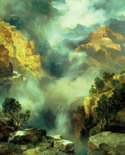 Niebla en el Cañón, 1914 de Thomas Moran