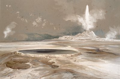 Piscina de la gloria de la mañana, 1873 de Thomas Moran