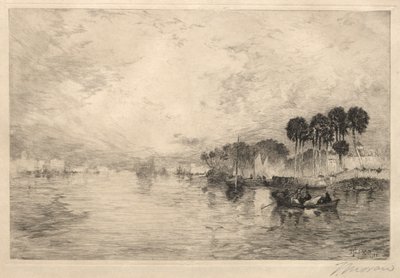 Mañana en el río St. Johns, Florida, 1881 de Thomas Moran