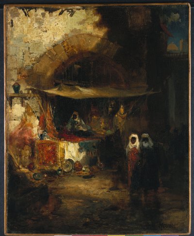 Bazar marroquí de Thomas Moran
