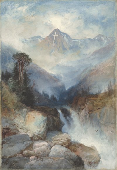 Montaña de la Santa Cruz de Thomas Moran