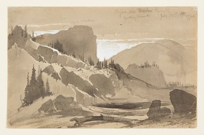 Cerca de Meadow Creek, Utah de Thomas Moran