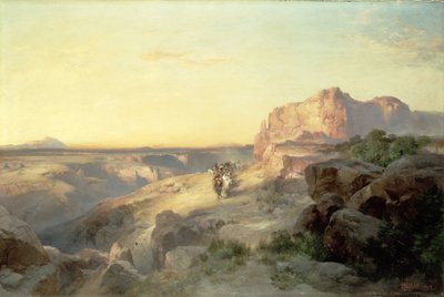 Sendero de Roca Roja, Sur de Utah, 1913 de Thomas Moran