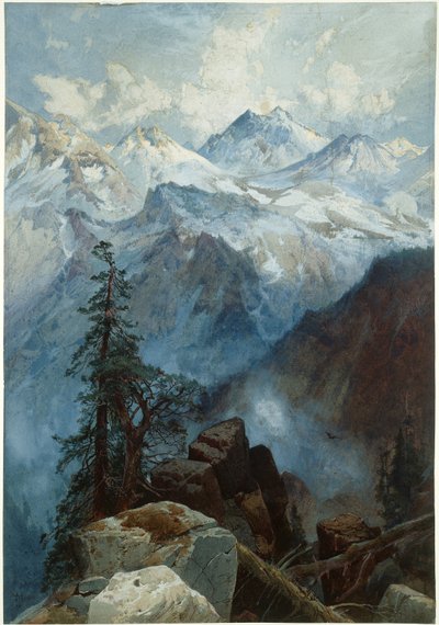 Cumbre de las Sierras de Thomas Moran