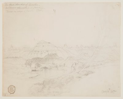 Las tierras malas de Dakota de Thomas Moran