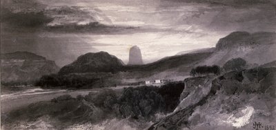 La Torre del Diablo de Johnstons de Thomas Moran