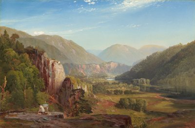 El Juniata, atardecer, 1864 de Thomas Moran