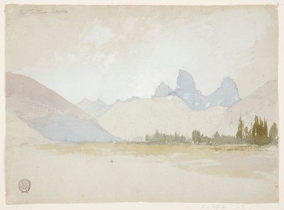 Los Tetons, Idaho de Thomas Moran