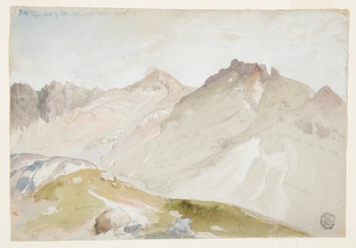 El extremo superior del cañón Little Cottonwood, Cordillera Wasatch, cerca de Ogden, Utah de Thomas Moran