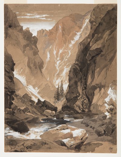 Garganta Tolteca, Colorado de Thomas Moran