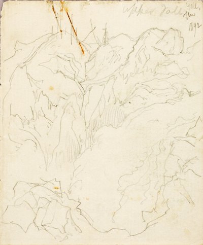 Cataratas superiores, Yellowstone de Thomas Moran