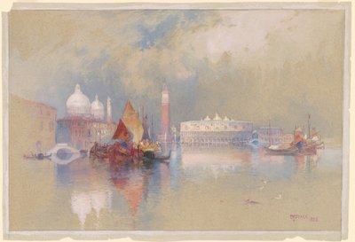 Vista de Venecia de Thomas Moran