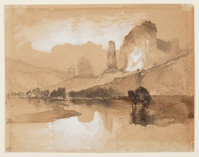 Yellowstone debajo de las cataratas de Thomas Moran