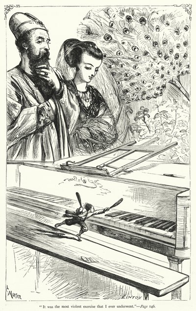 Ilustración de Los viajes de Gulliver de Jonathan Swift de Thomas Morten