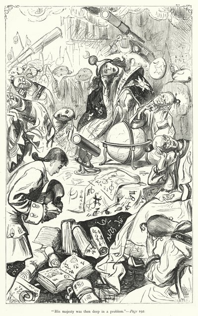 Ilustración para Los viajes de Gulliver de Jonathan Swift de Thomas Morten