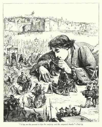 Ilustración de Los Viajes de Gulliver de Jonathan Swift de Thomas Morten
