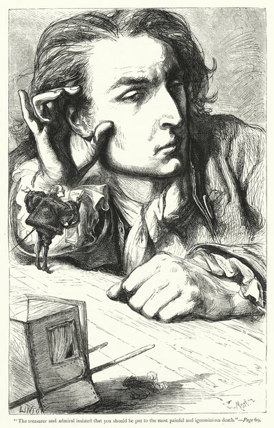 Ilustración de Los Viajes de Gulliver de Jonathan Swift de Thomas Morten
