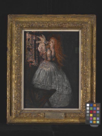 La paloma mensajera (La paloma) (óleo sobre lienzo) de Thomas Morten