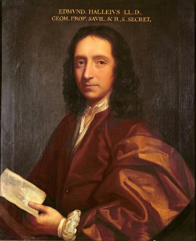 Retrato de Edmond Halley, c.1687 de Thomas Murray