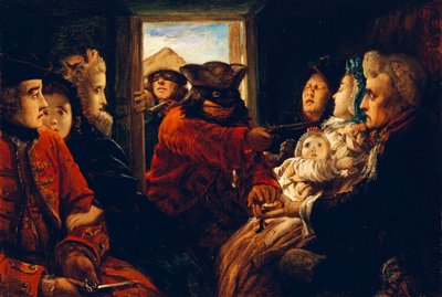 Pasando por 1760, "Tu dinero o tu vida", 1861 de Thomas Musgrave Joy