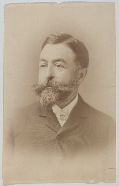 Retrato de Thomas Nast, a medio cuerpo de Thomas Nast