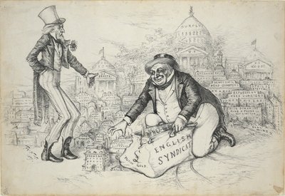 Sindicato inglés (oro británico) de Thomas Nast