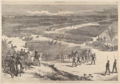 Gran revisión del Ejército del Potomac - Dibujado por el Sr. Thomas Nast de Harper