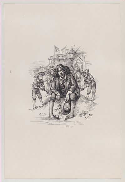 Oscar en la orilla del mar, 26 de agosto de 1882 de Thomas Nast