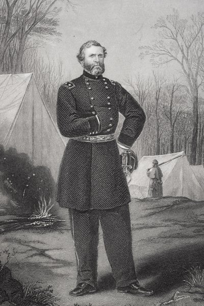 Retrato del General George Henry Thomas (1816-70) de Thomas Nast