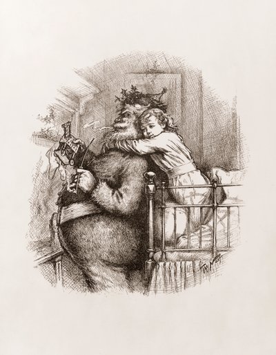 Santa Claus por Thomas Nast, c.1892 de Thomas Nast