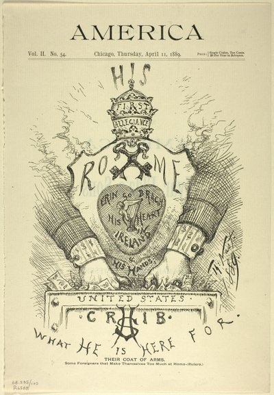 Su escudo de armas de Thomas Nast