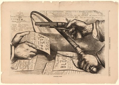 Tilden o «Blood Compromise» — ¡Desde luego! de Thomas Nast