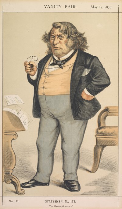 Vanity Fair: Statesman, No. 113 "The Massive Grievance" de Thomas Nast