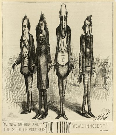 No sabemos nada de los vales robados de Thomas Nast