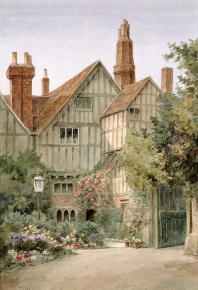 Una Antigua Casa Solariega y Jardín de Thomas Nicholson Tyndale